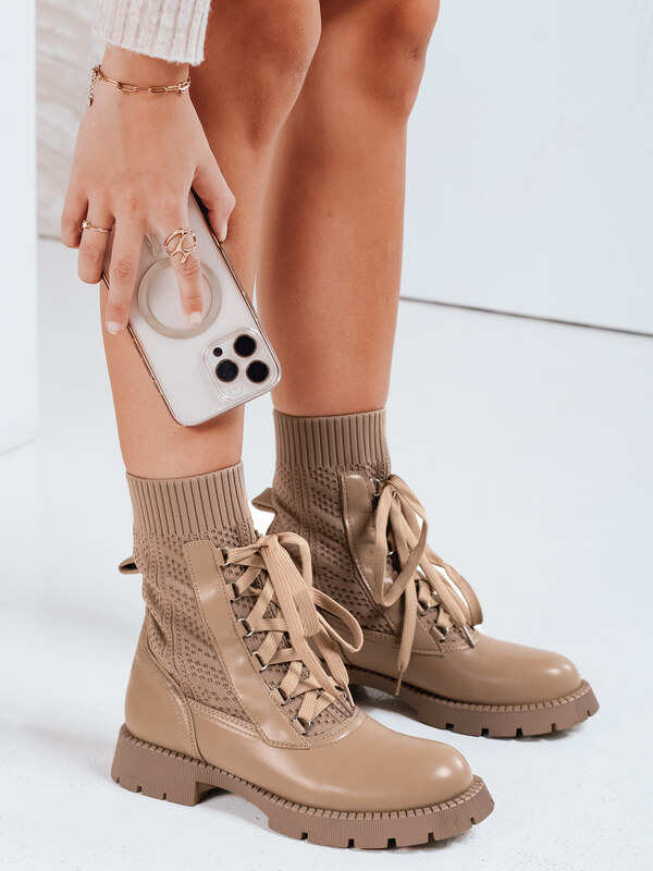 BASIC Béžové dámske workery HOLLYHOCK ZY0372