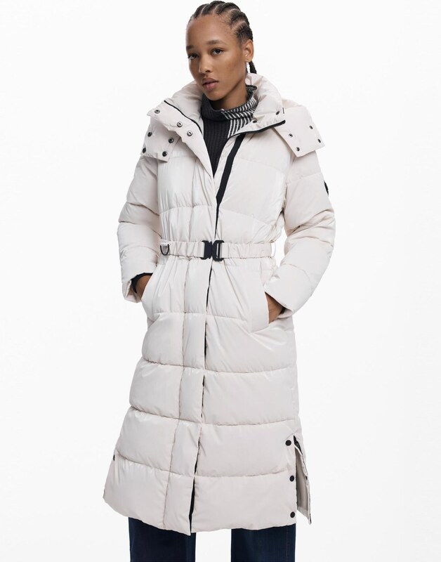 Desigual Zimný kabát biela