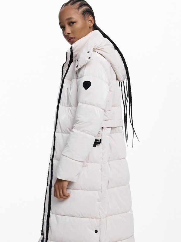Desigual Zimný kabát biela
