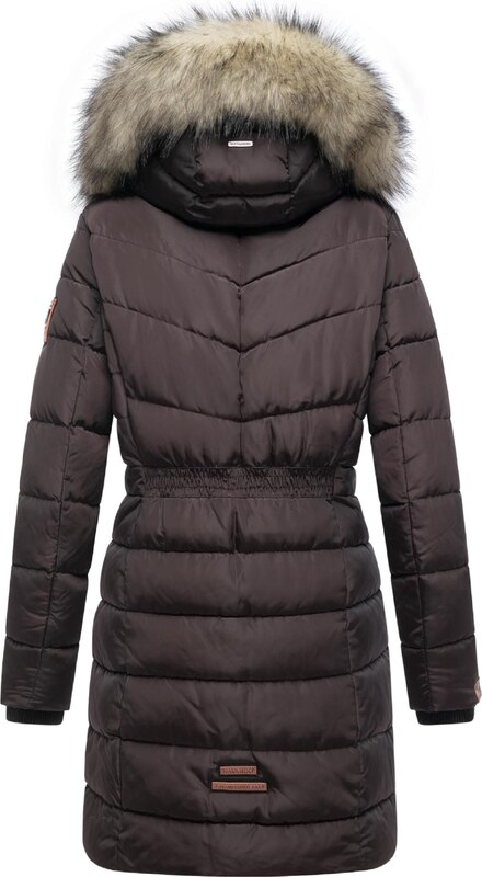 NAVAHOO Zimný kabát 'Paula' hnedá