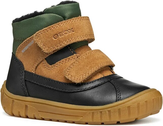 Detské zimné kožené topánky Geox OMAR