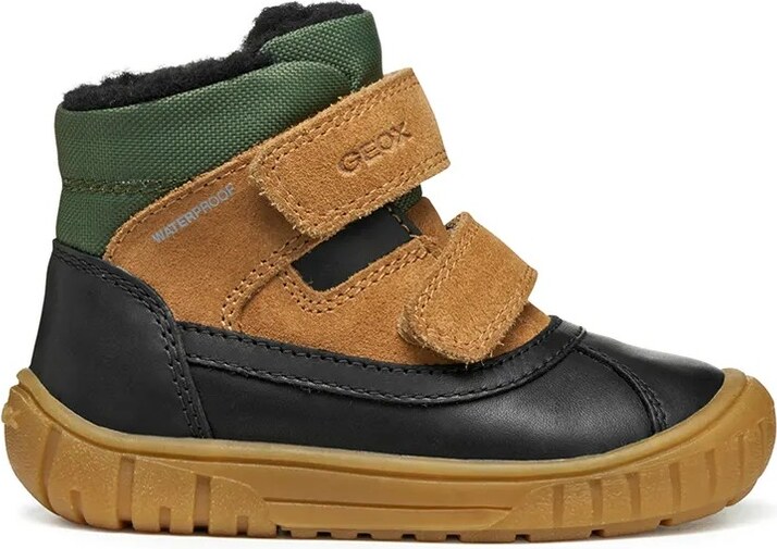 Detské zimné kožené topánky Geox OMAR