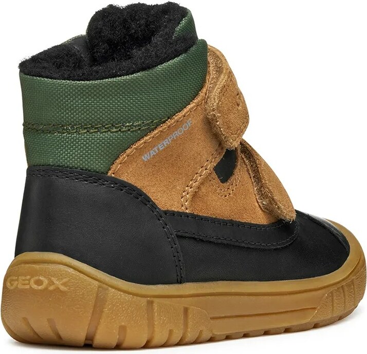 Detské zimné kožené topánky Geox OMAR