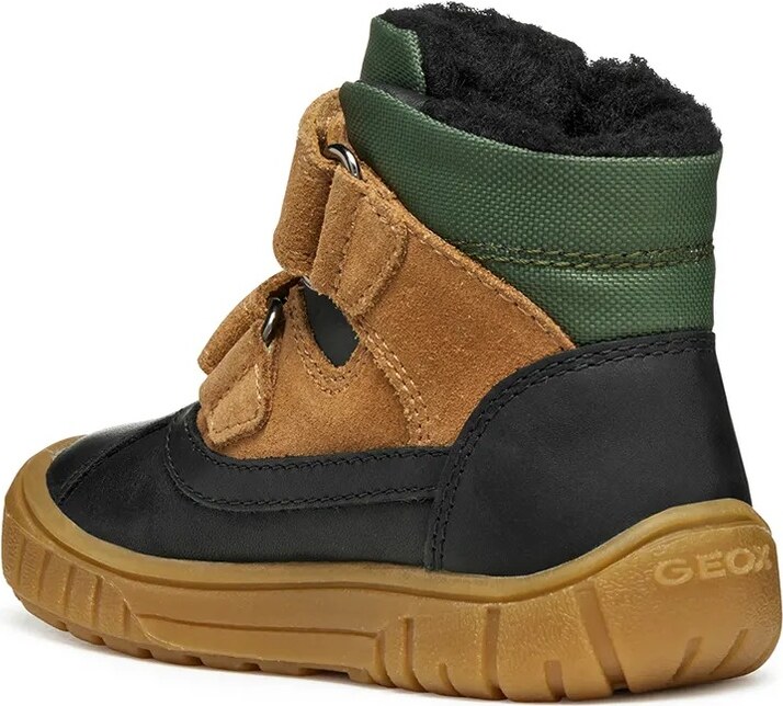 Detské zimné kožené topánky Geox OMAR