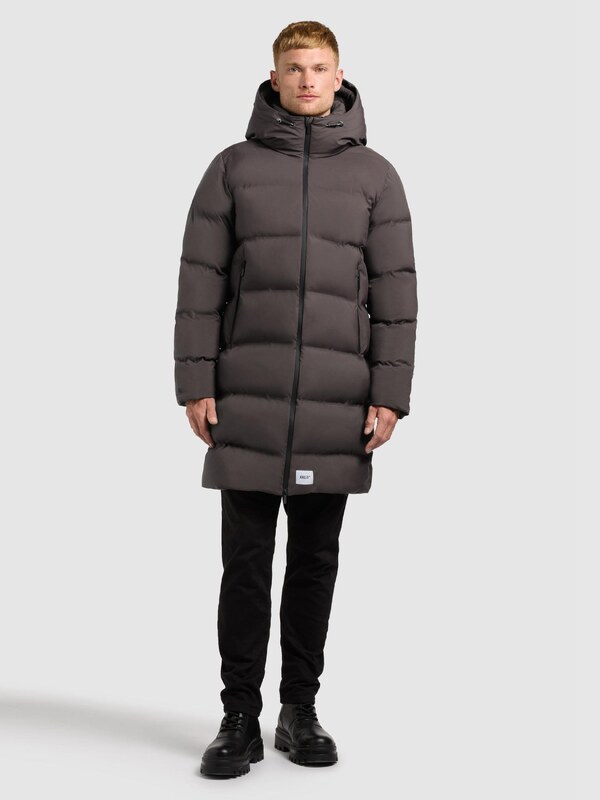 khujo Zimný kabát 'Caius3' tmavosivá