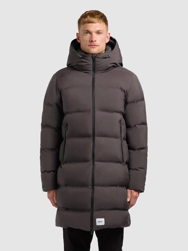khujo Zimný kabát 'Caius3' tmavosivá