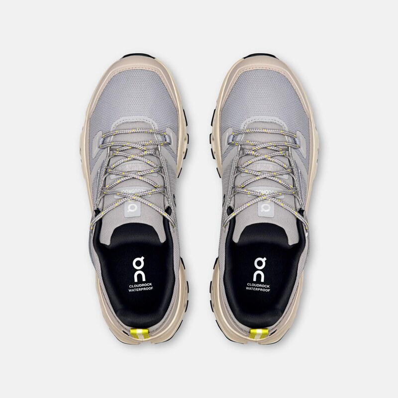 Dámske šedé outdoorové tenisky On Cloudrock Low WP