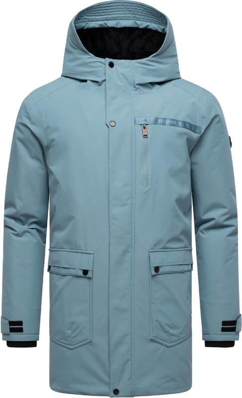 STONE HARBOUR Zimná parka 'Netaan XX' modrosivá / čierna