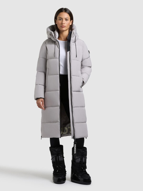 khujo Zimný kabát 'Nalu' svetlosivá