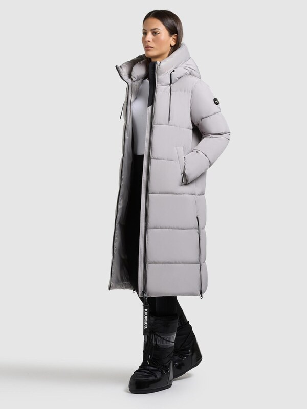 khujo Zimný kabát 'Nalu' svetlosivá
