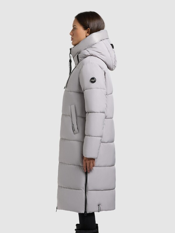 khujo Zimný kabát 'Nalu' svetlosivá
