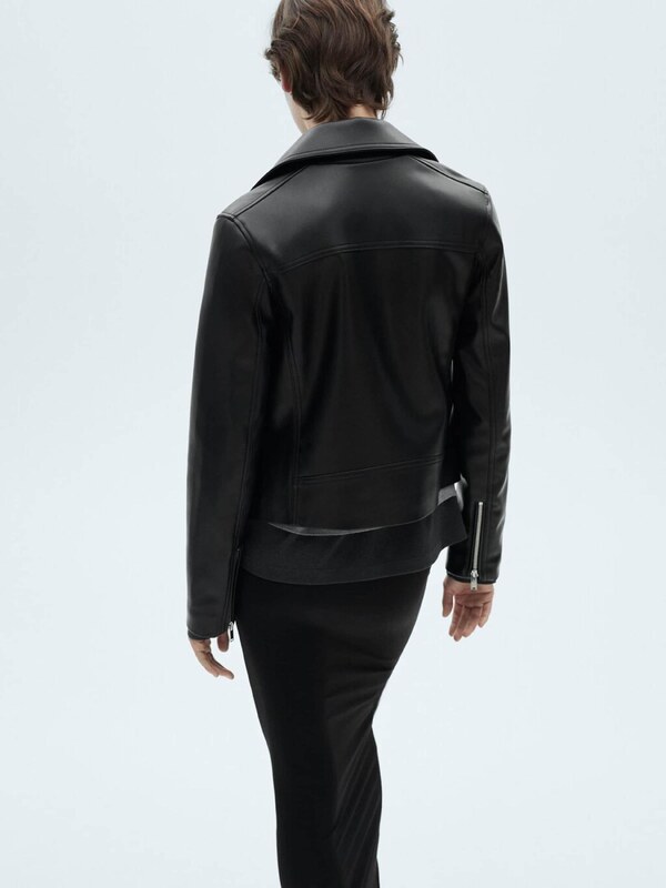 MANGO Prechodná bunda 'Liz' čierna