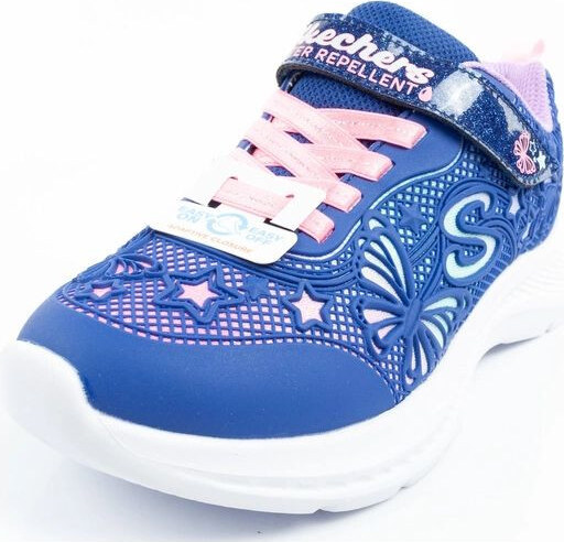 Detská športová obuv Skechers Jumpsters pre dievčatá lesklá