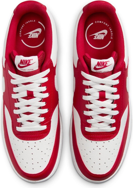 Nike Court Vision Low GYM RED/SUMMIT WHITE 600