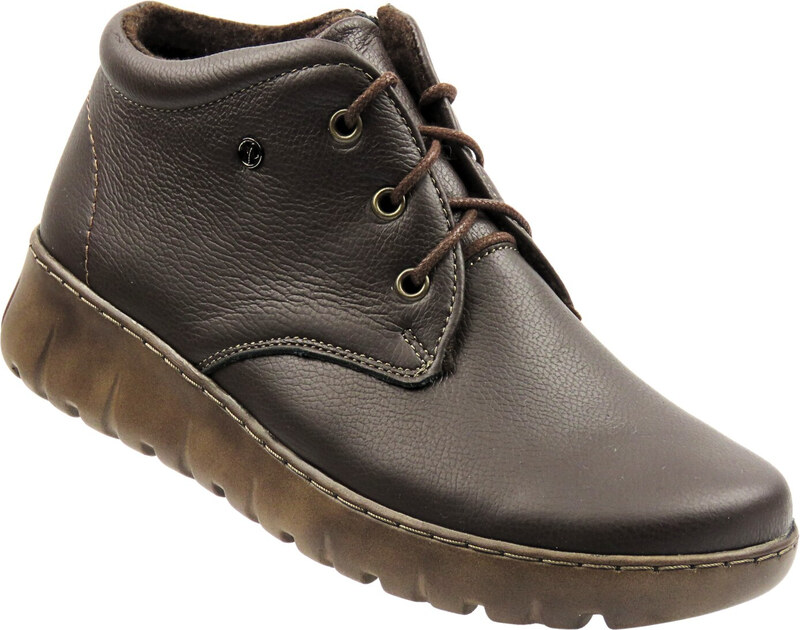 Dámské kotníkové boty polské značky, hnědé – HELIOS Komfort 793