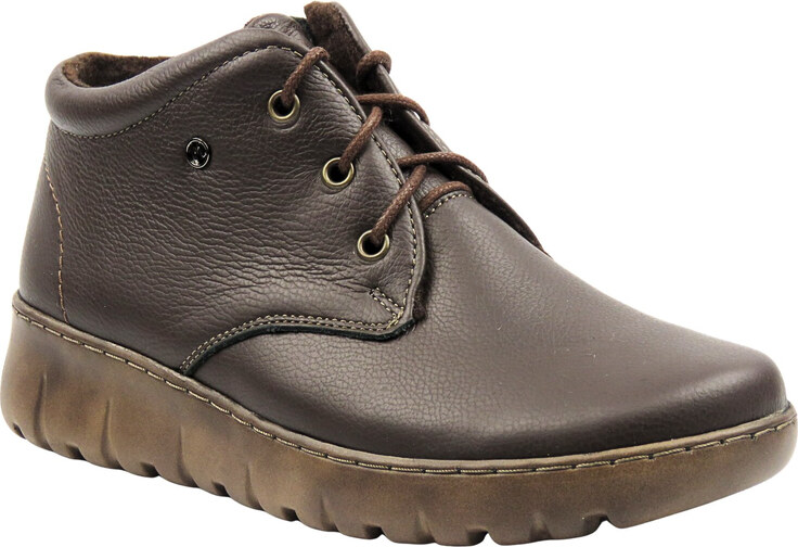 Dámské kotníkové boty polské značky, hnědé – HELIOS Komfort 793