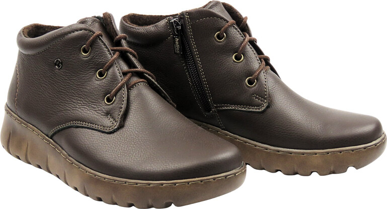 Dámské kotníkové boty polské značky, hnědé – HELIOS Komfort 793