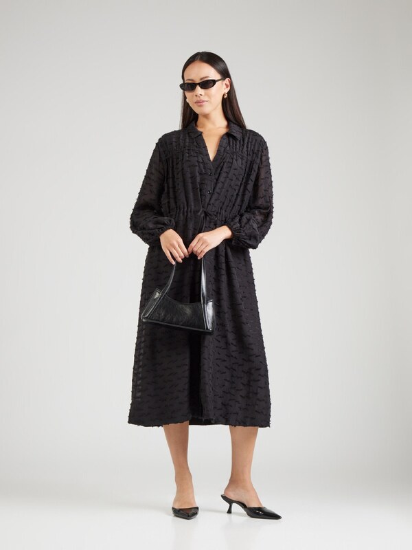 Samsøe Samsøe Košeľové šaty 'Manarola' čierna