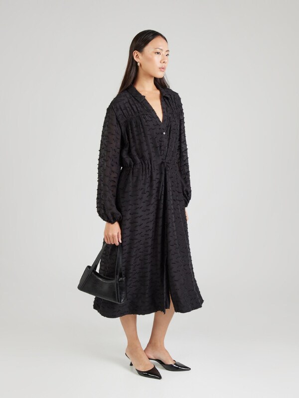 Samsøe Samsøe Košeľové šaty 'Manarola' čierna