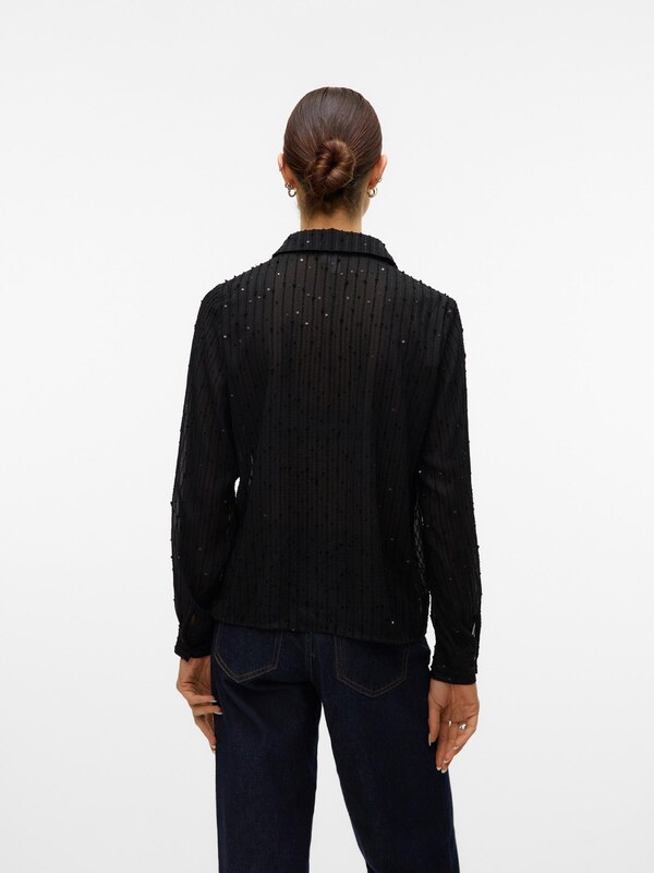 VERO MODA Blúzka 'VMFINOLA' čierna