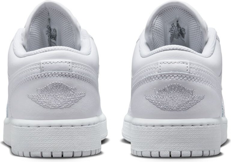 Air Jordan 1 Low "Triple White" (GS) - Detské - Tenisky Jordan - Biele - 553560-136