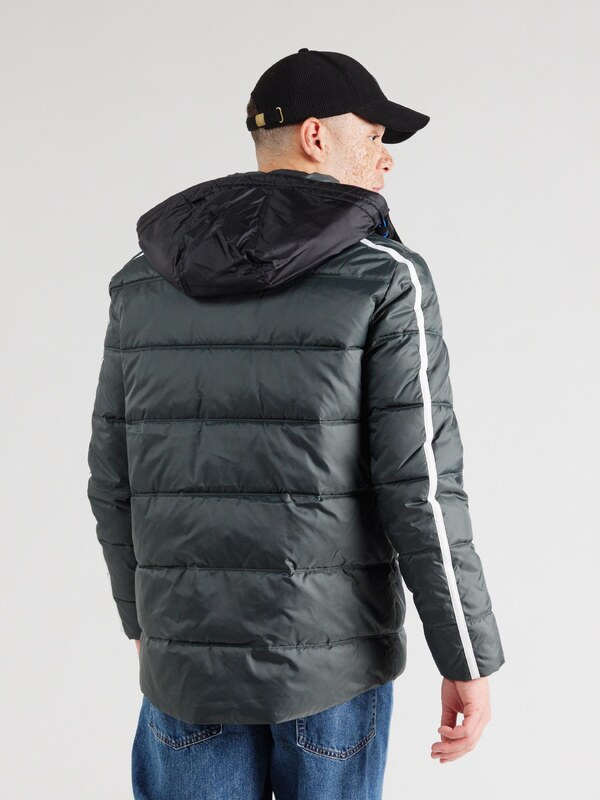 CAMP DAVID Zimná bunda jedľová / biela