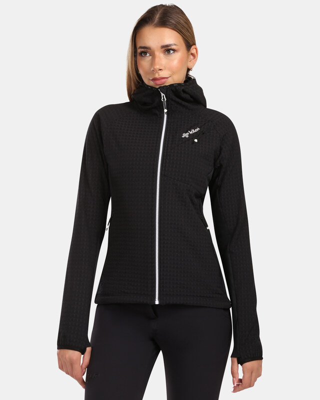 Dámska fleecová mikina s kapucňou Kilpi FRENSIS-W čierna