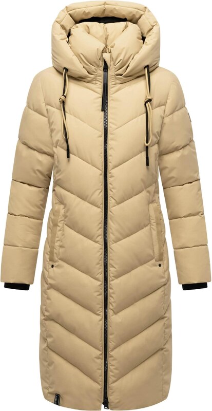 NAVAHOO Zimný kabát 'Sahnekatzii XIV' piesková