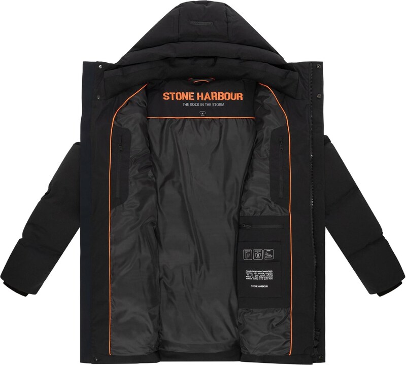 STONE HARBOUR Zimný kabát 'Darianoo XX' čierna