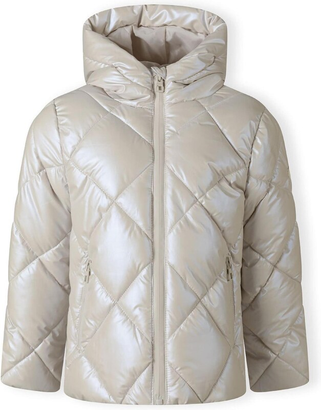 MINOTI Prechodná bunda perlovo biela