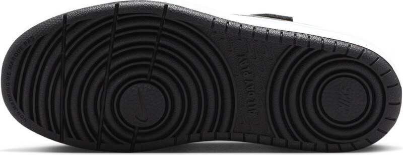 Nike Court Borough Low Recraft Little Kids Shoes BLACK/METALLIC GOLD-BLACK-WHIT 008