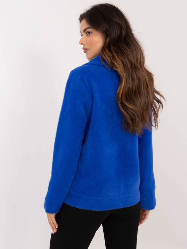 Factory Price Dámska bunda alpaka Keren kráľovská modrá