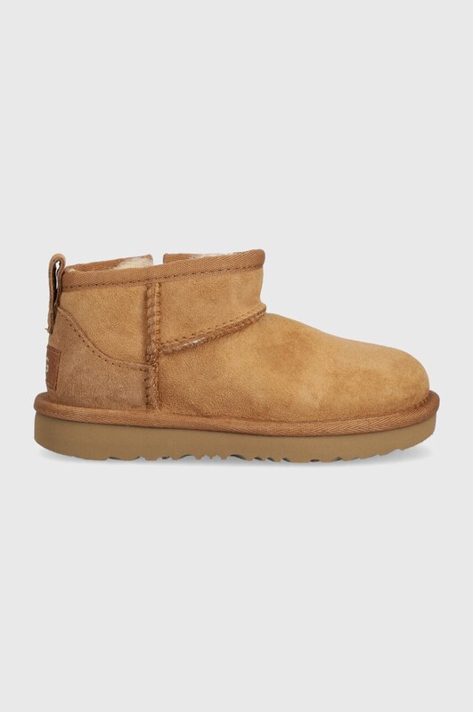 Detské semišové snehule UGG T CLASSIC ULTRA MINI
