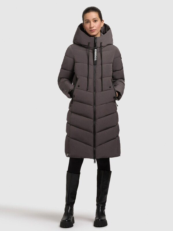 khujo Zimný kabát 'Mikia3' farby bahna