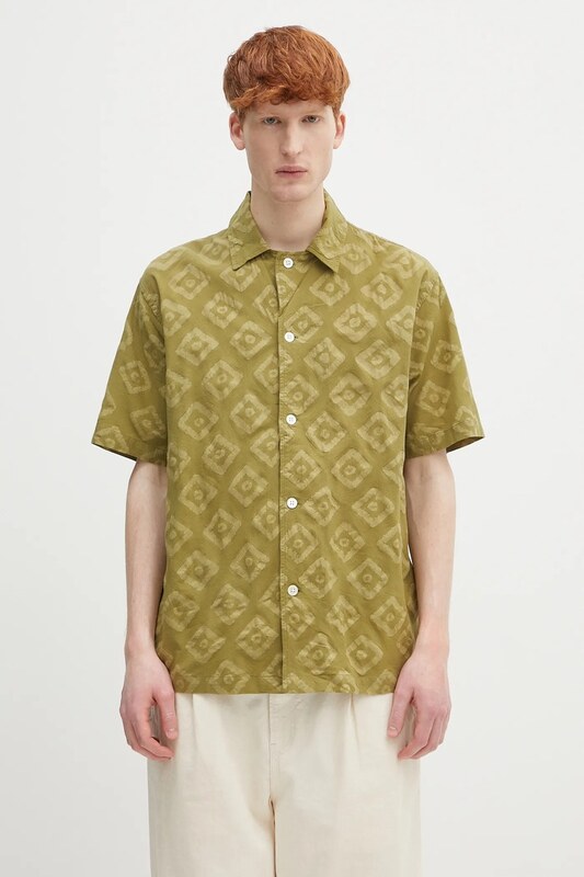 Bavlnená košeľa Norse Projects Mads Batik SS Shirt