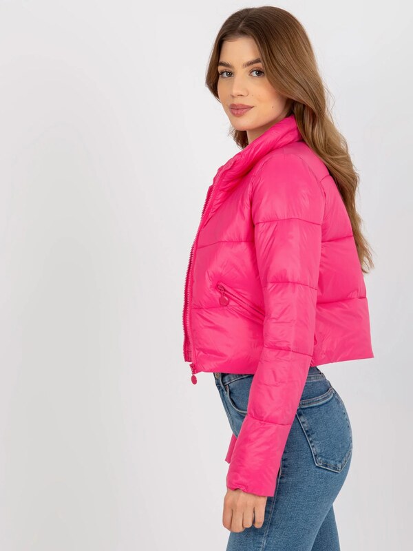 Dámska bunda NM KR XZ 005A.98P tmavo ružová - FPrice