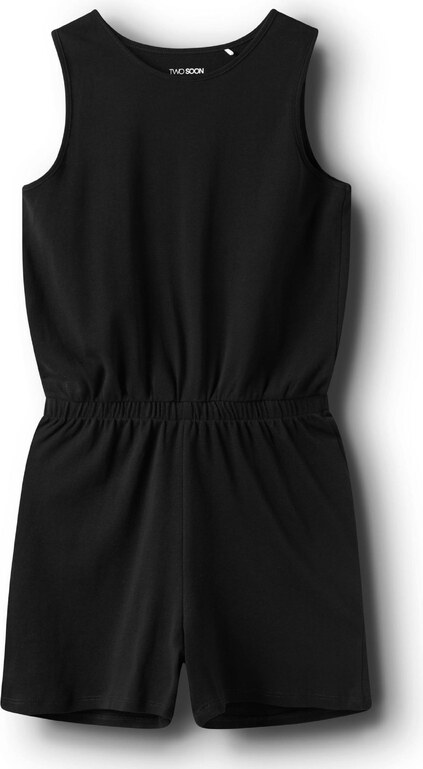 TWO SOON Overal hnedá / svetlohnedá / čierna