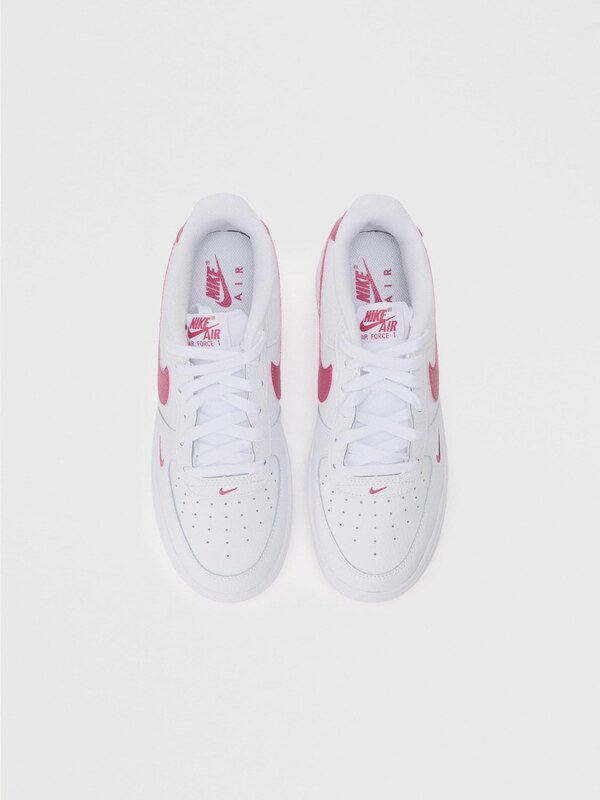 Nike Sportswear Tenisky 'AIR FORCE 1' cyklaménová / biela