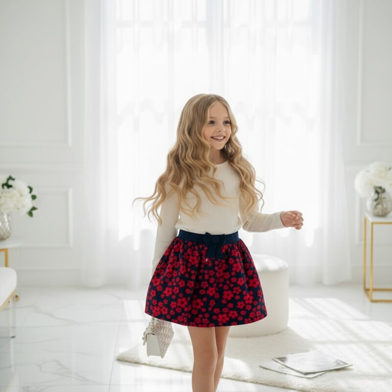 Boboli 18726117-9883 Vzorovaná sukňa