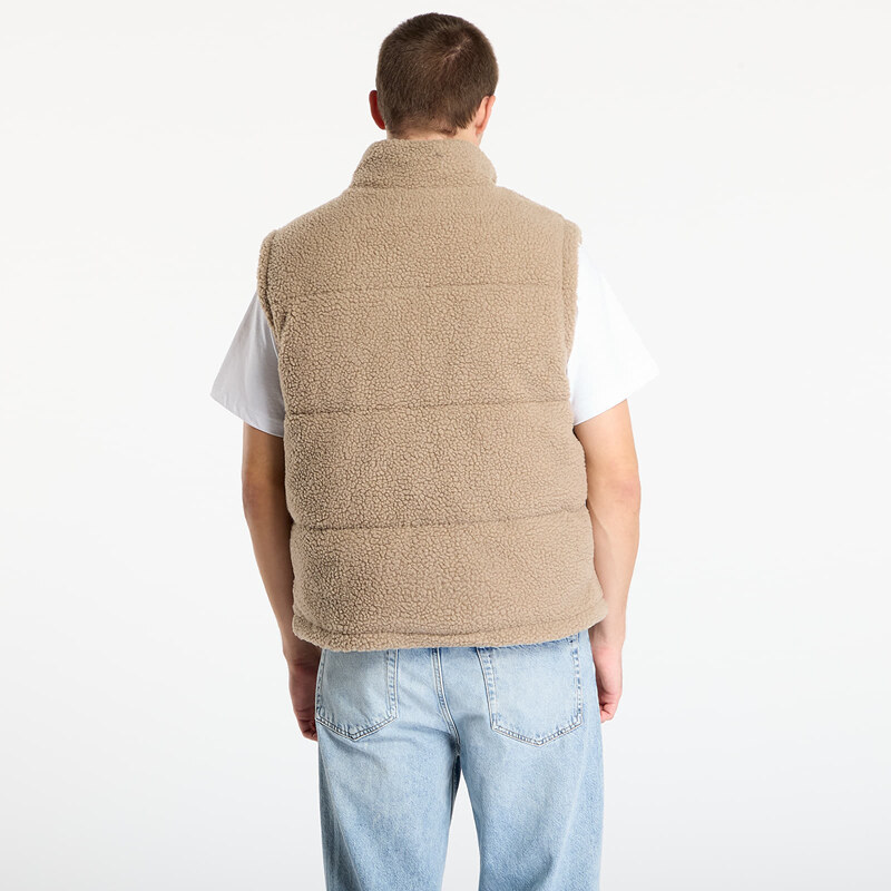 Vesta Urban Classics Basic Teddy Puffer Vest Dark Taupe XL