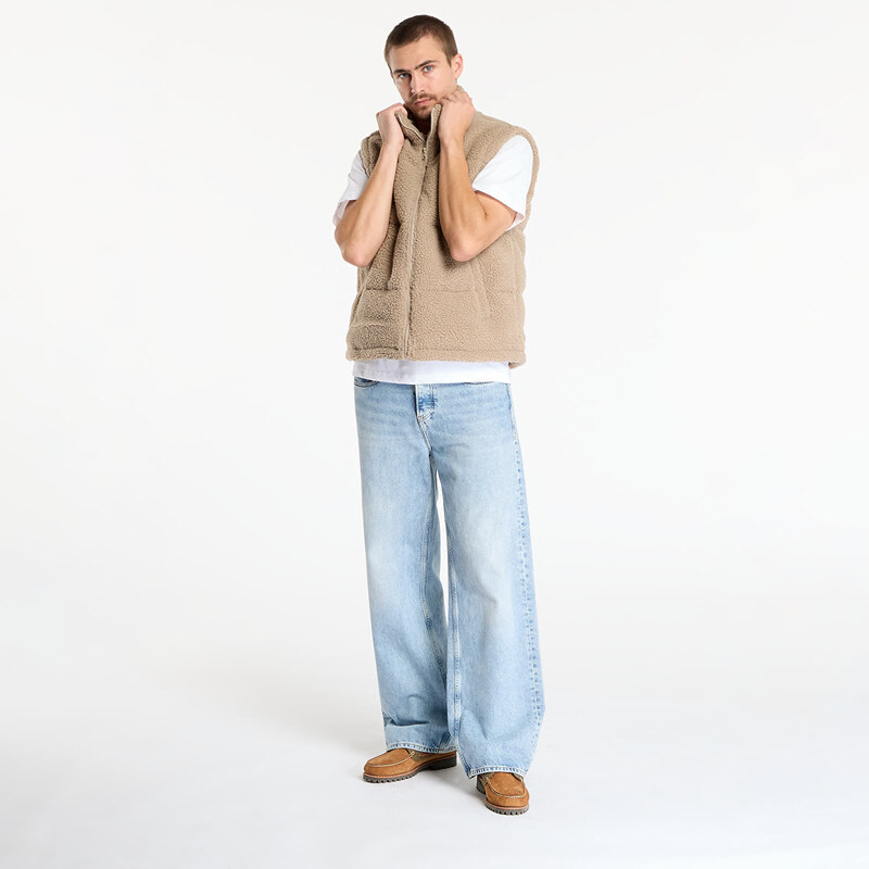 Vesta Urban Classics Basic Teddy Puffer Vest Dark Taupe XL