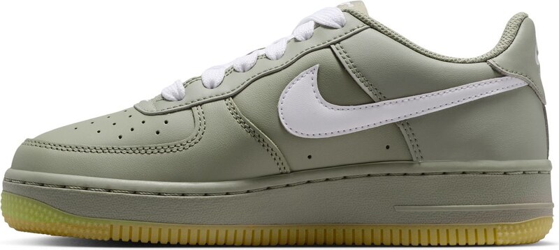 Nike Air Force 1 LV8 "Light Army Gum" (GS) - Detské - Tenisky Nike - Zelené - HQ1911-300
