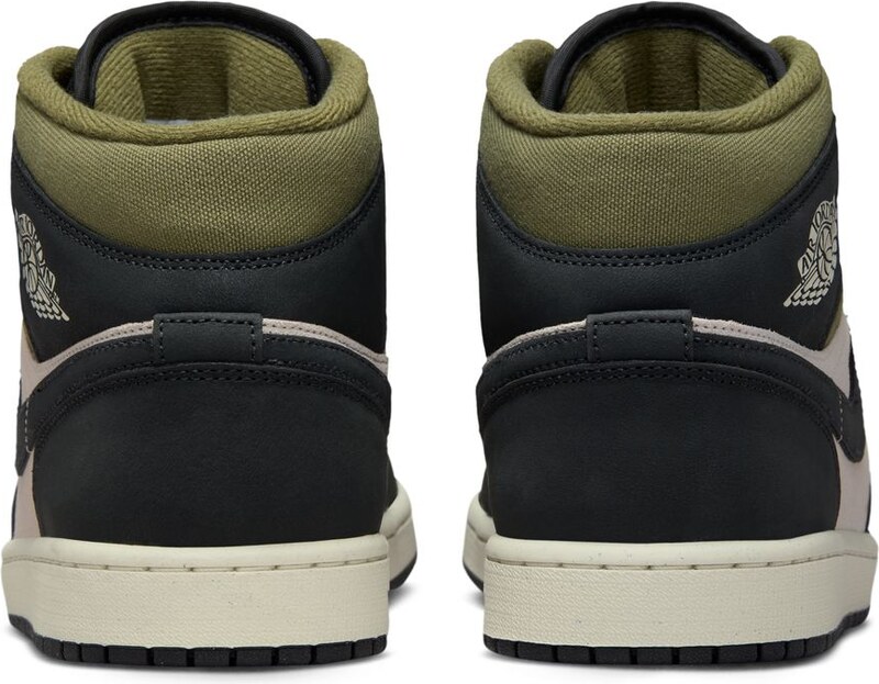 Air Jordan 1 Mid SE "Off Noir Medium Olive" - Pánske - Tenisky Jordan - Biele - HV4091-102