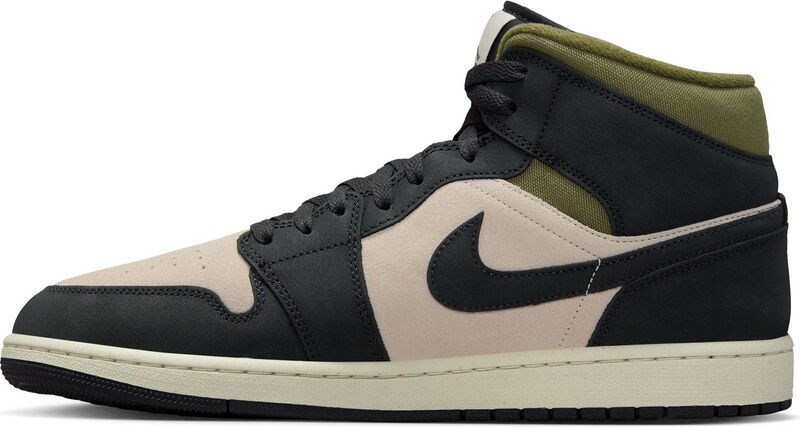 Air Jordan 1 Mid SE "Off Noir Medium Olive" - Pánske - Tenisky Jordan - Biele - HV4091-102