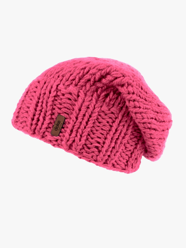 DOKE Merino pletená čiapka roy coral