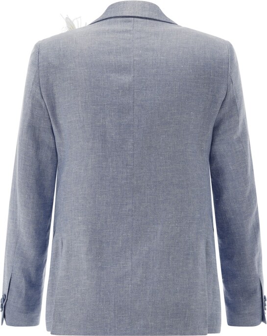 Pánske ľanové oblekové sako CLUB OF GENTS