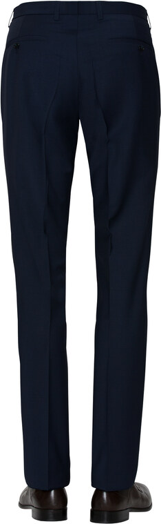 Pánske modré oblekové nohavice CLUB OF GENTS slim fit