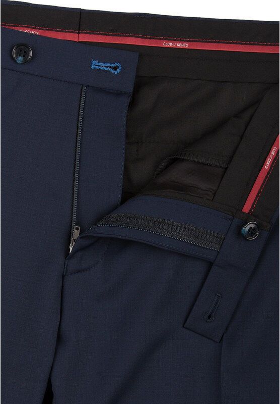 Pánske modré oblekové nohavice CLUB OF GENTS slim fit