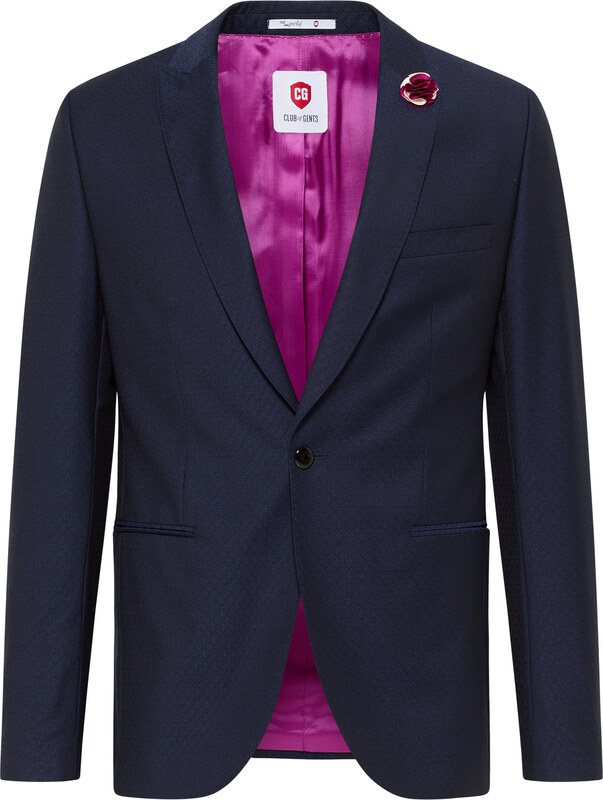 Pánske oblekové vlnené sako CLUB OF GENTS slim fit