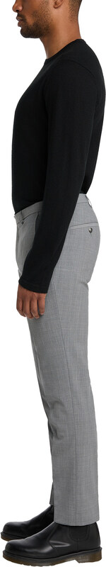 Pánske sivé oblekové nohavice CLUB OF GENTS slim fit